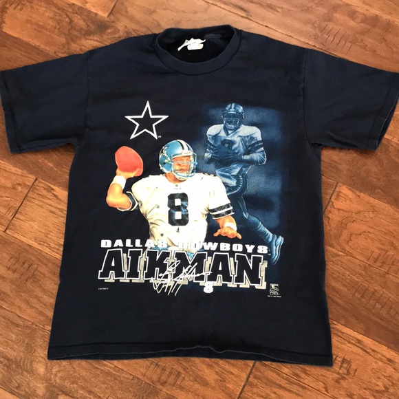 Vintage NFL Troy Aikman T-shirt - Picture 1 of 4